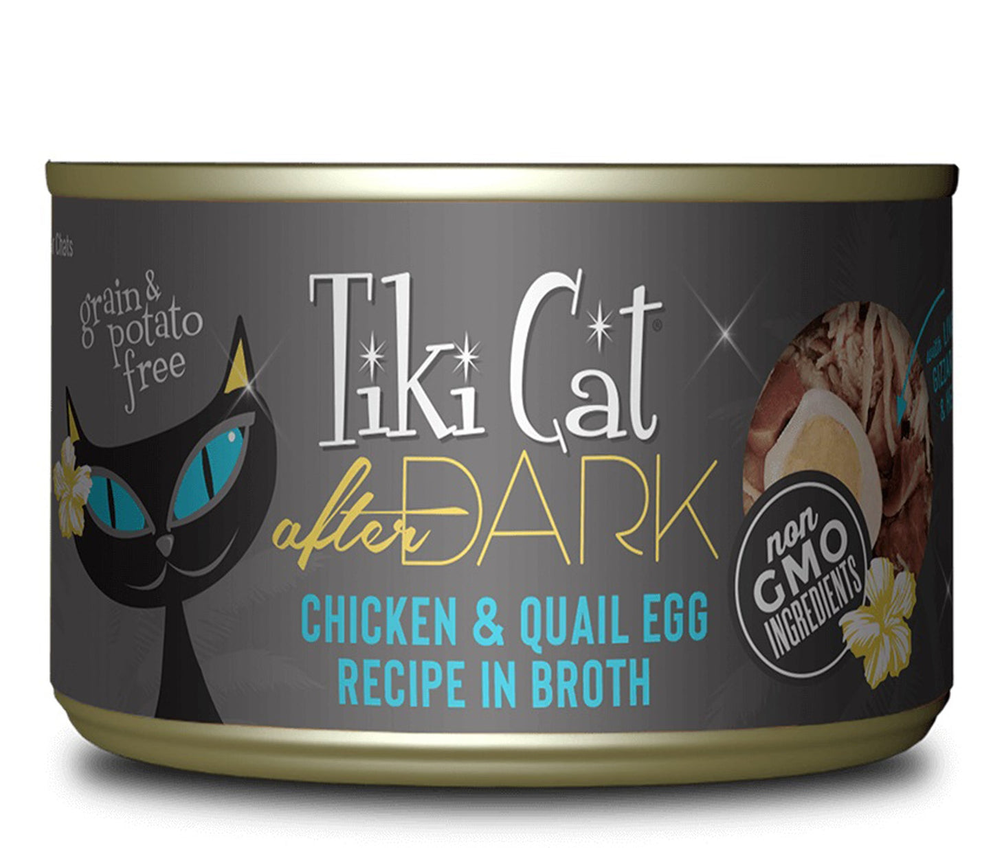 Tiki Pets Cat After Dark Chicken and Quail 5.5oz (Case Of 8)