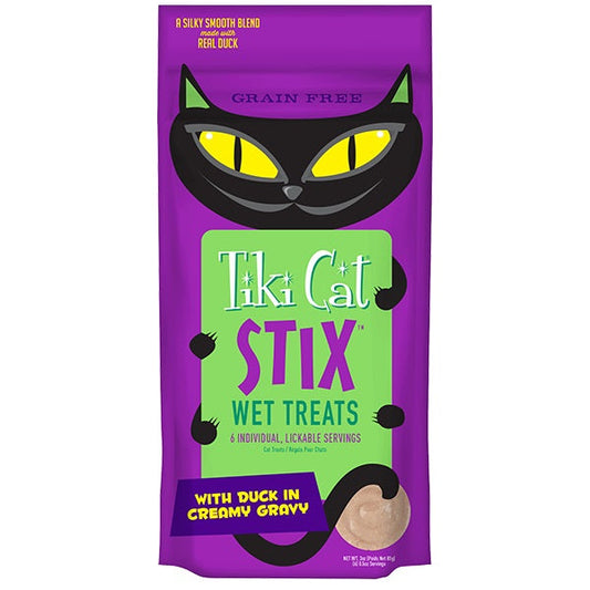 TIKI PETS CAT STIX MOUSSE DUCK 3oz Default Title