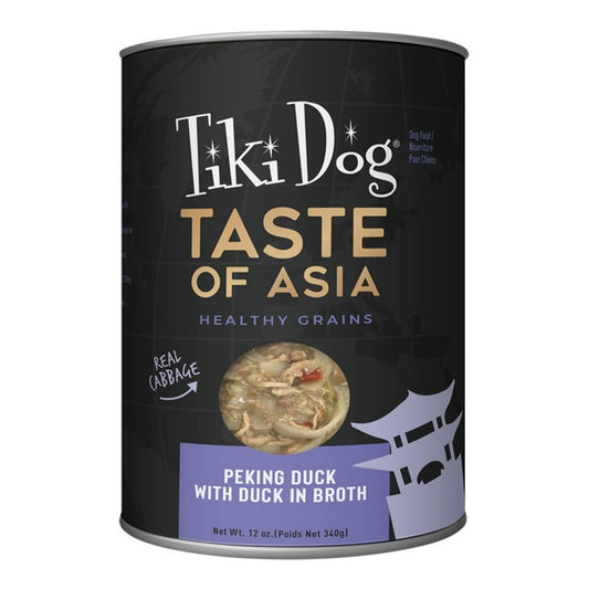 Tiki Pet Dog Gourmet Asian Duck 12oz. (Case of 8)