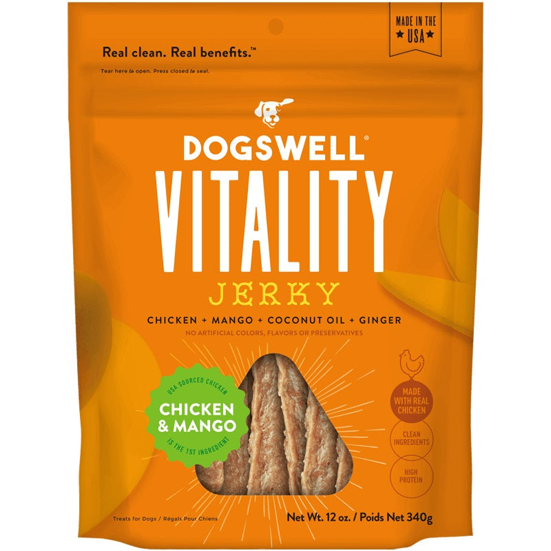 Dogswell Dog Vitality Jerky Grain Free Chicken 12oz. Default Title