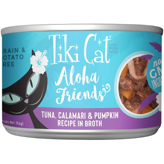 Tiki Pets Cat Aloha Tuna, Calamari & Pumpkin 5.5oz. (Case Of 8)