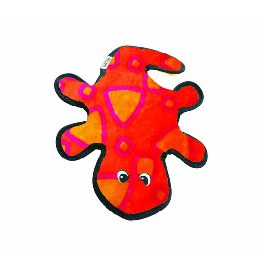 Outward Hound Invincibles Dog Toy Gecko 2 Squeakers Medium