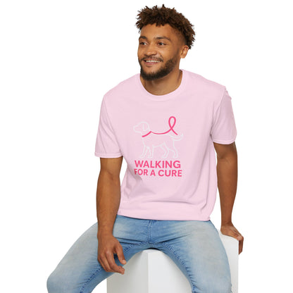 Breast Cancer Walk Dog T-Shirt