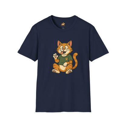 Goofy Cat T-Shirt