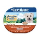 Natural Balance Pet Foods Delectable Delights Wooferole in Broth Dog Food 2.75 oz 24 Pack