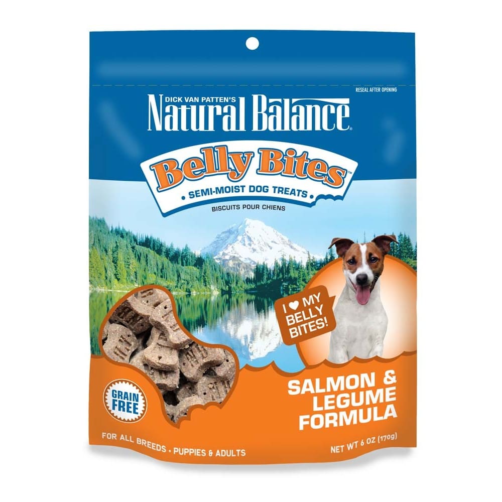 Natural Balance Pet Foods Belly Bites Dog Treats Salmon & Legume 1ea/6 oz