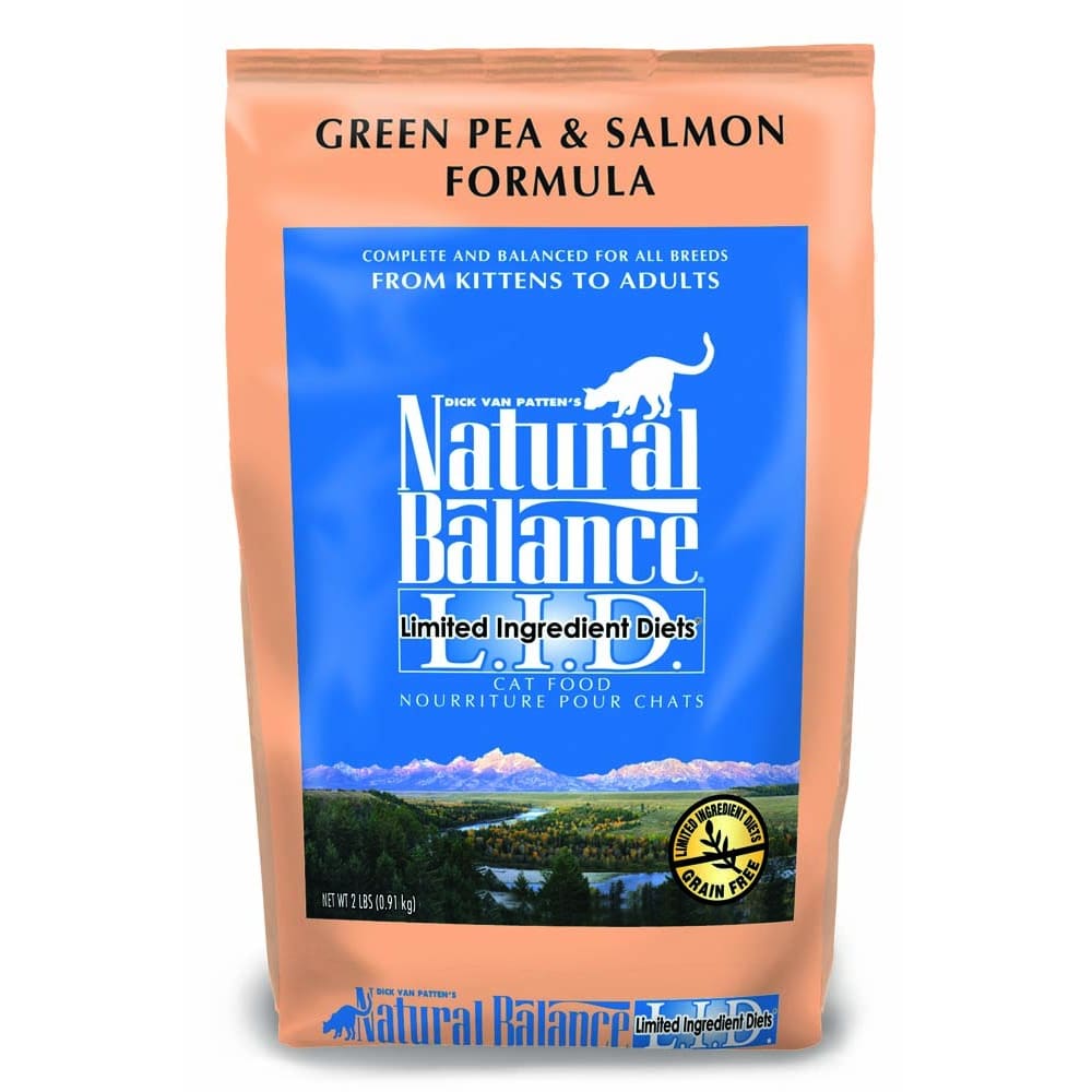 Natural Balance Pet Foods L.I.D. Dry Cat Food Green Pea & Salmon 1ea/2 lb