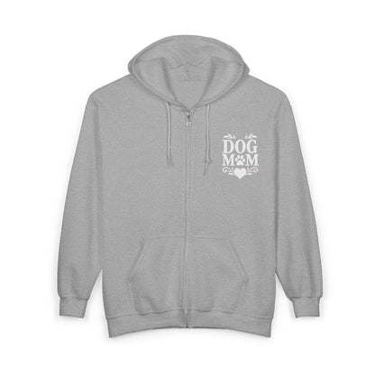 Dog Mom Full Zip Hoodie
