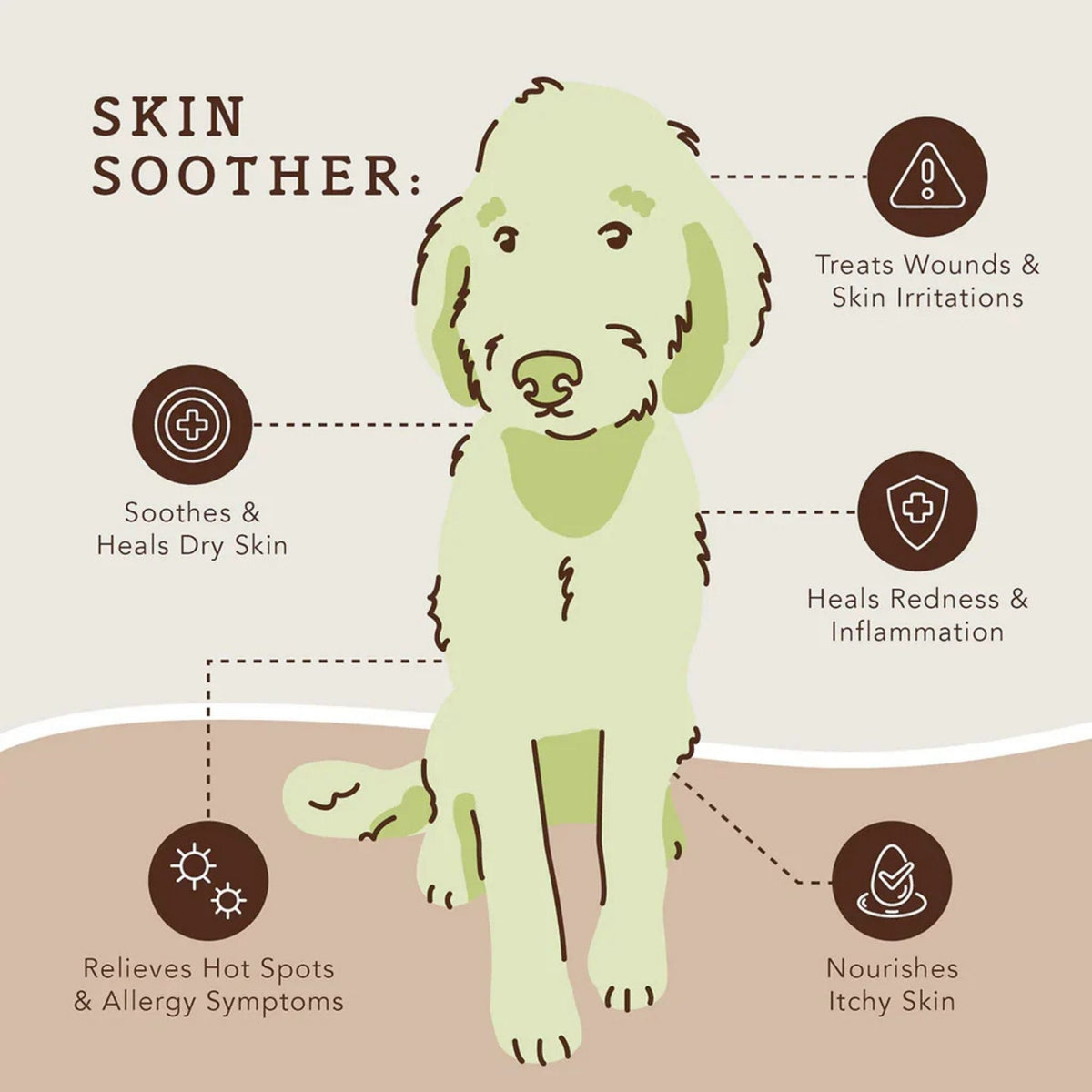 Natural Dog Company Dog Skin Soother Stick 2oz.