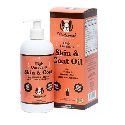 Natural Dog Company Dog Skin & Coat Oil 16oz.
