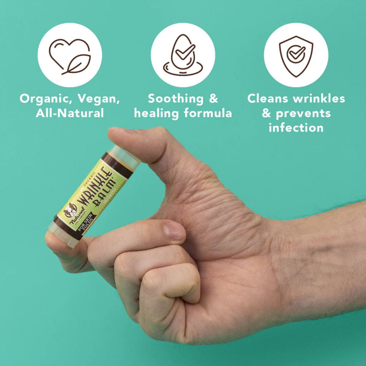 Natural Dog Company Dog Wrinkle Balm Stick 2oz.
