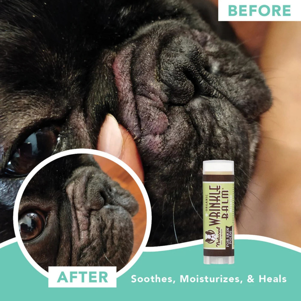 Natural Dog Company Dog Wrinkle Balm Stick 2oz.
