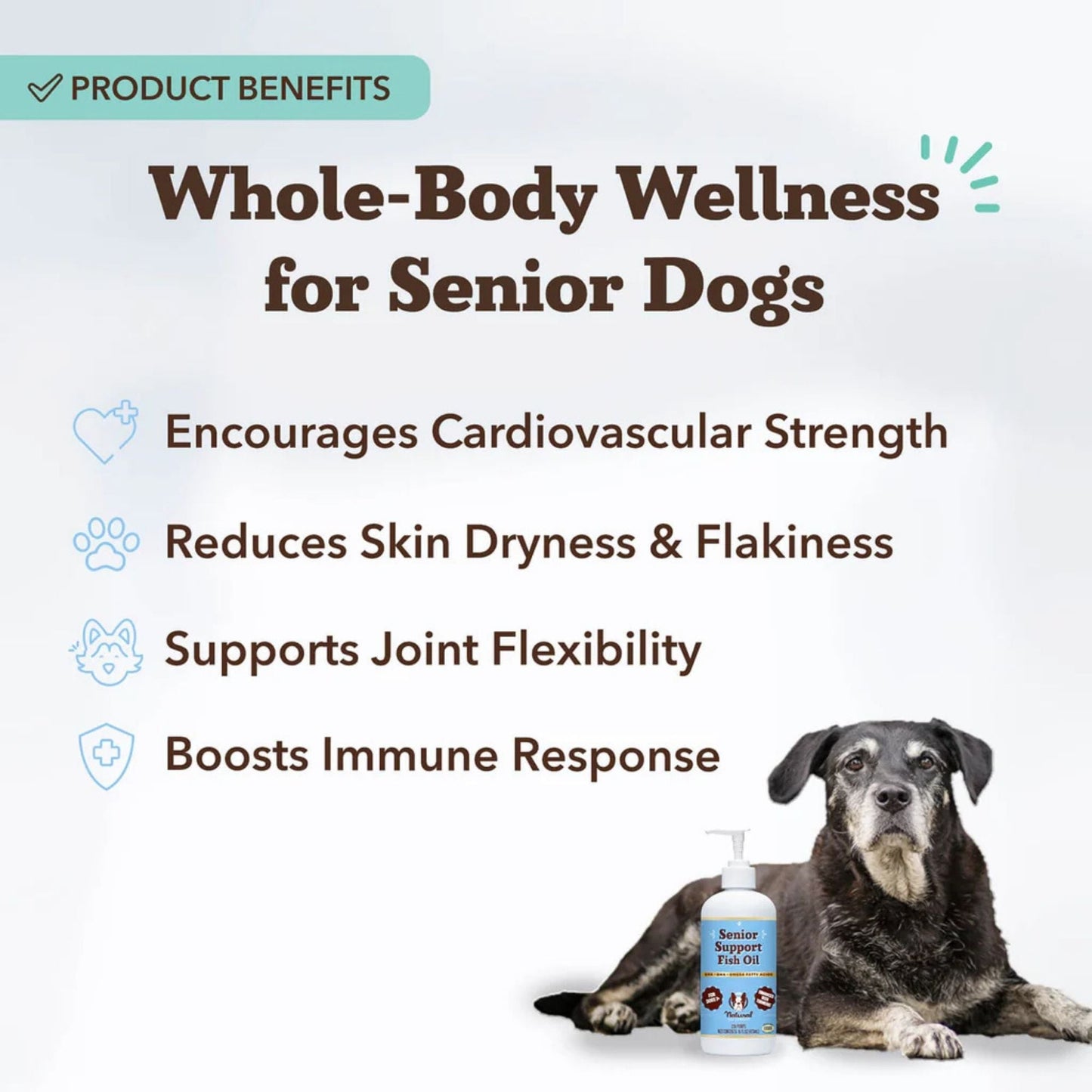 Natural Dog Company Dog Senior Support Oil 16oz.