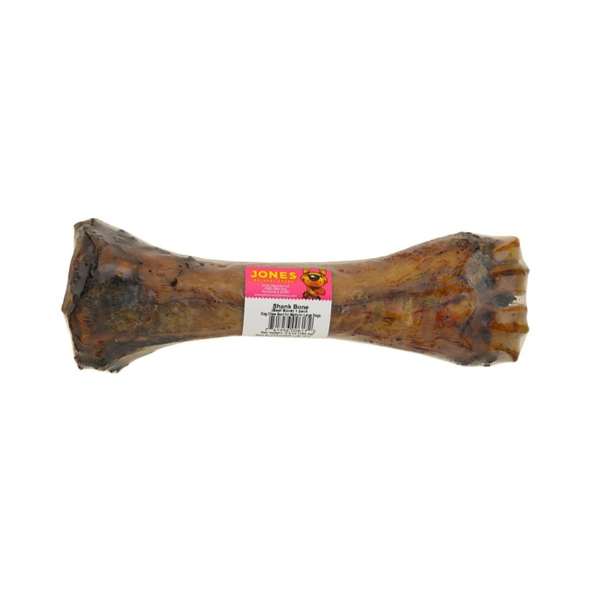 Jones Dog 6-9" Shank Bone 6 count Shrink Wrap Display Box