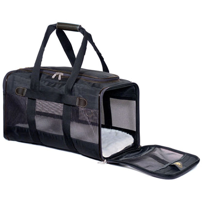 Sherpa's Pet Trading Company Original Deluxe Pet Carrier Black MD