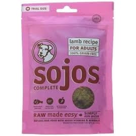 Sojos Complete Grain Free Adult Dog Food Lamb Recipe, 4 oz. Trial Size