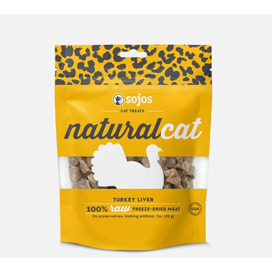 Sojos Cat Naturals Treats Turkey Liver 1 oz.
