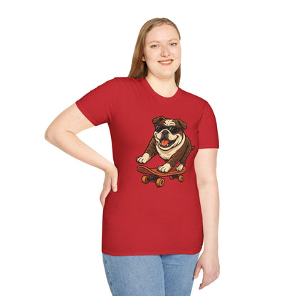 Skateboard Bulldog T-Shirt