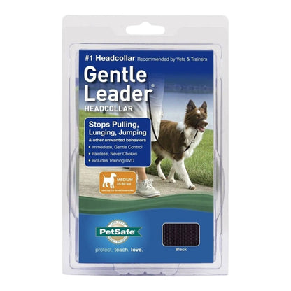 Petsafe Dog Gentle Leader Dog Head Collar Black Medium