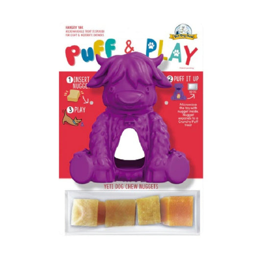 Yeti Puff & Play Dog Hangry Yak Purple