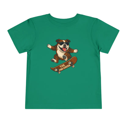 Skateboarding Dog Toddler Tee