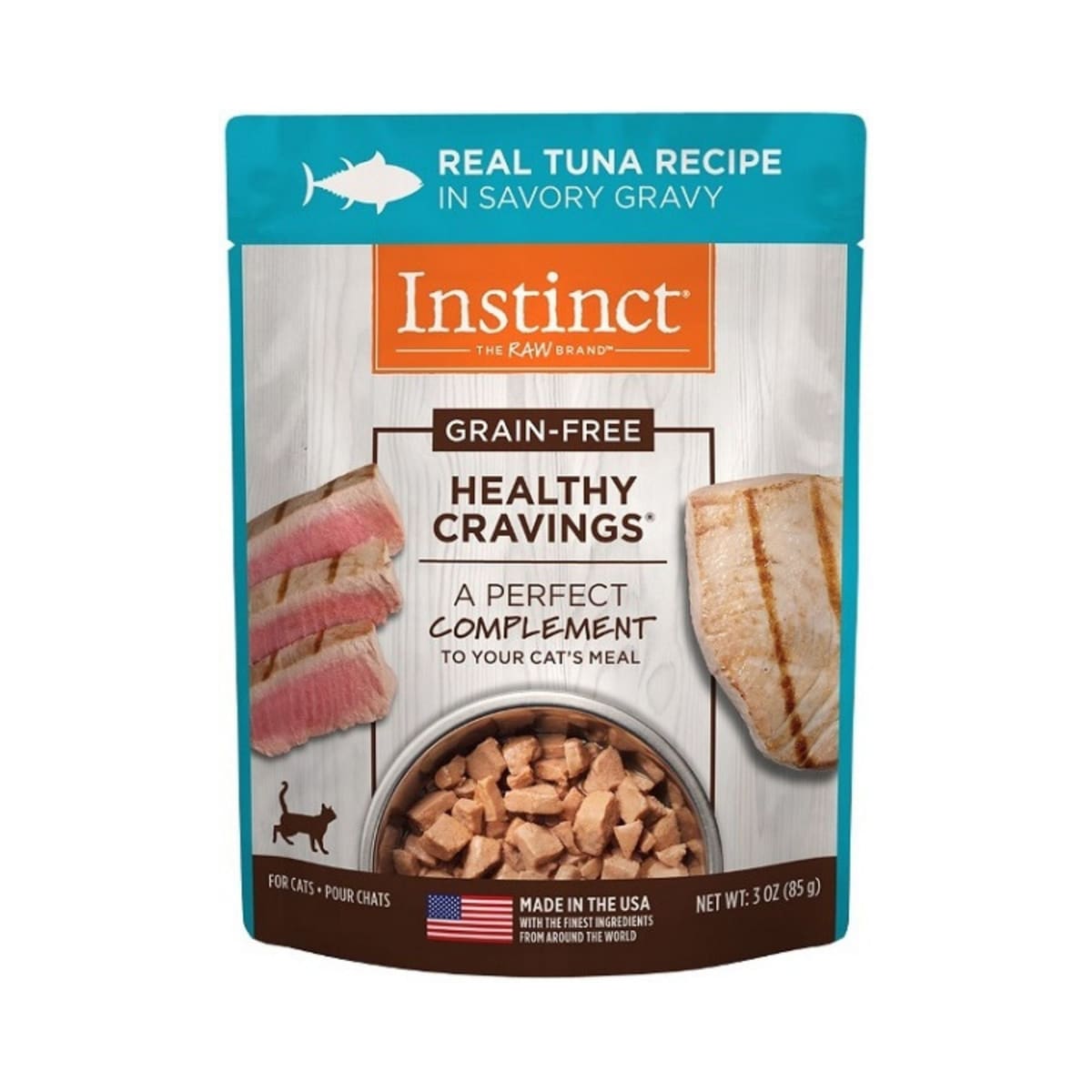 Instinct Cat Pouch Healthy Cravings Tuna 3oz. (Case of 24)