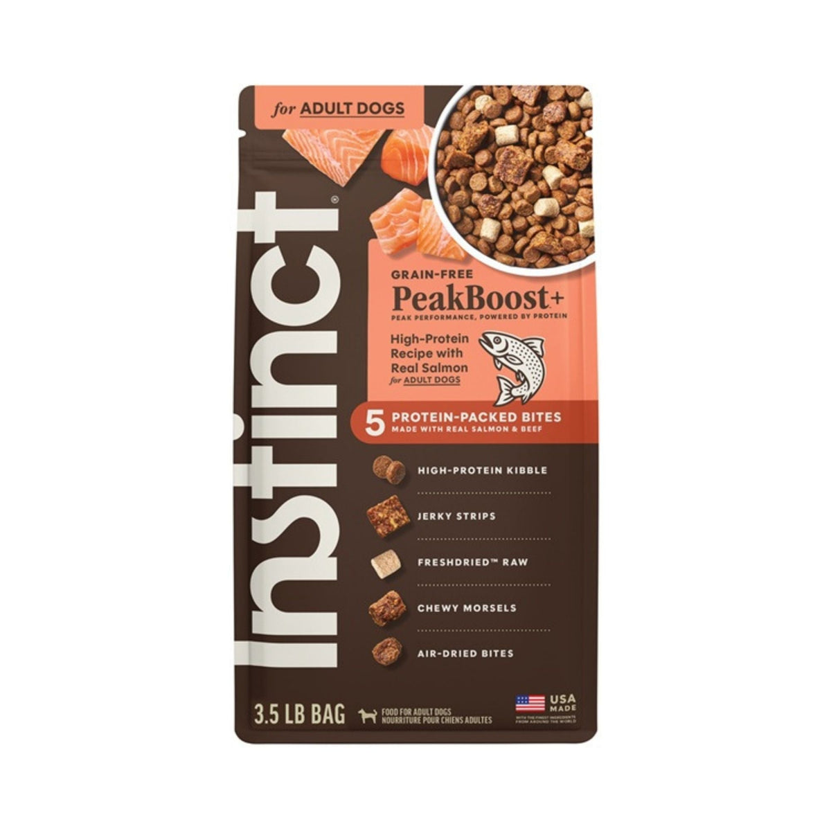 Instinct Peakboost Salmon High Protein Adult Grain-free 3.5Lb