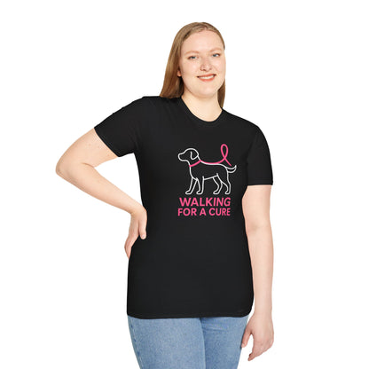 Breast Cancer Walk Dog T-Shirt