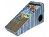 Ourpets Cosmic Alpine Cat Scratcher Scratching Pad Brown, Yellow 1Ea