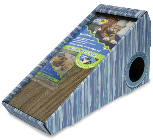 Ourpets Cosmic Alpine Cat Scratcher Scratching Pad Brown, Yellow 1Ea