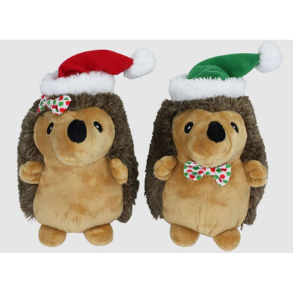 Multipet Hedgehog W- Bowtie And Santa Hat 7Inches