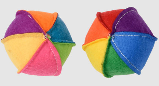 Multipet Felt B Ball  2.5 inch