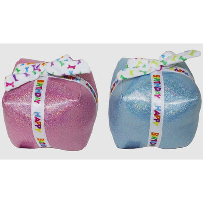 Multipet Birthday Present (Shiny Blue/Pink Assorted) 5.5 Inch