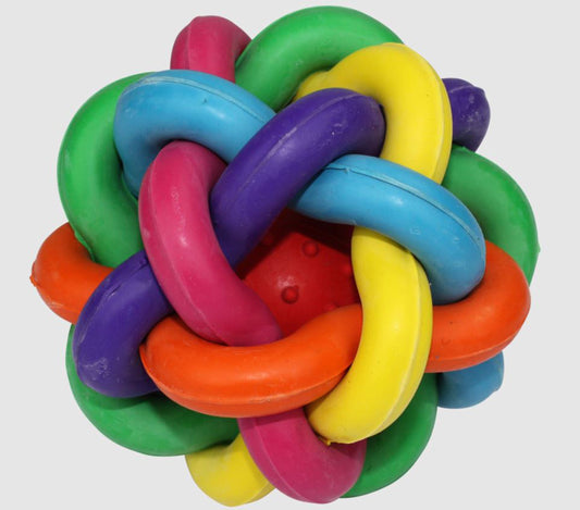 Multipet Nobbly Wobbly W/ Bell 4 Inch