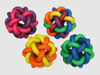 Multipet Nobbly Wobbly Dog Toy Assorted MD 3in