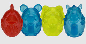 Multipet Doglucent Animals Dog Toy Assorted  1ea/4 in