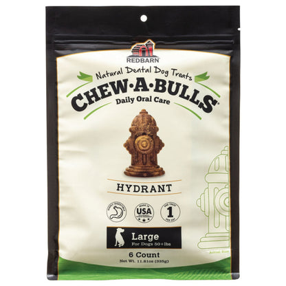 Redbarn Pet Products Chew-A-Bulls Dental Dog Treat Brush 1ea/12 pk, MD