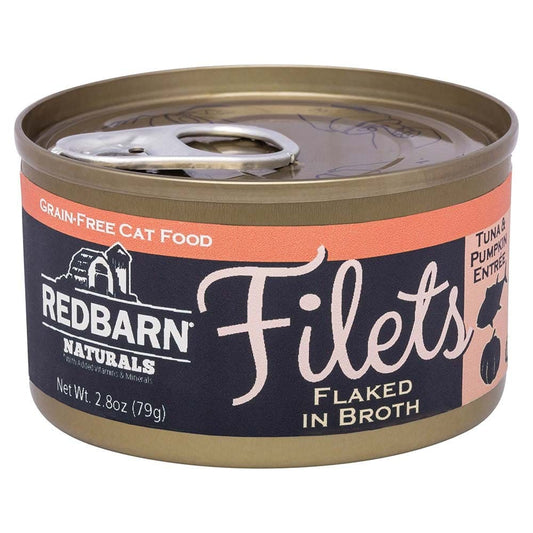 Redbarn Pet Products Filets Flaked in Broth Wet Cat Food Tuna & Pumpkin 12ea/2.8 oz, 12 pk