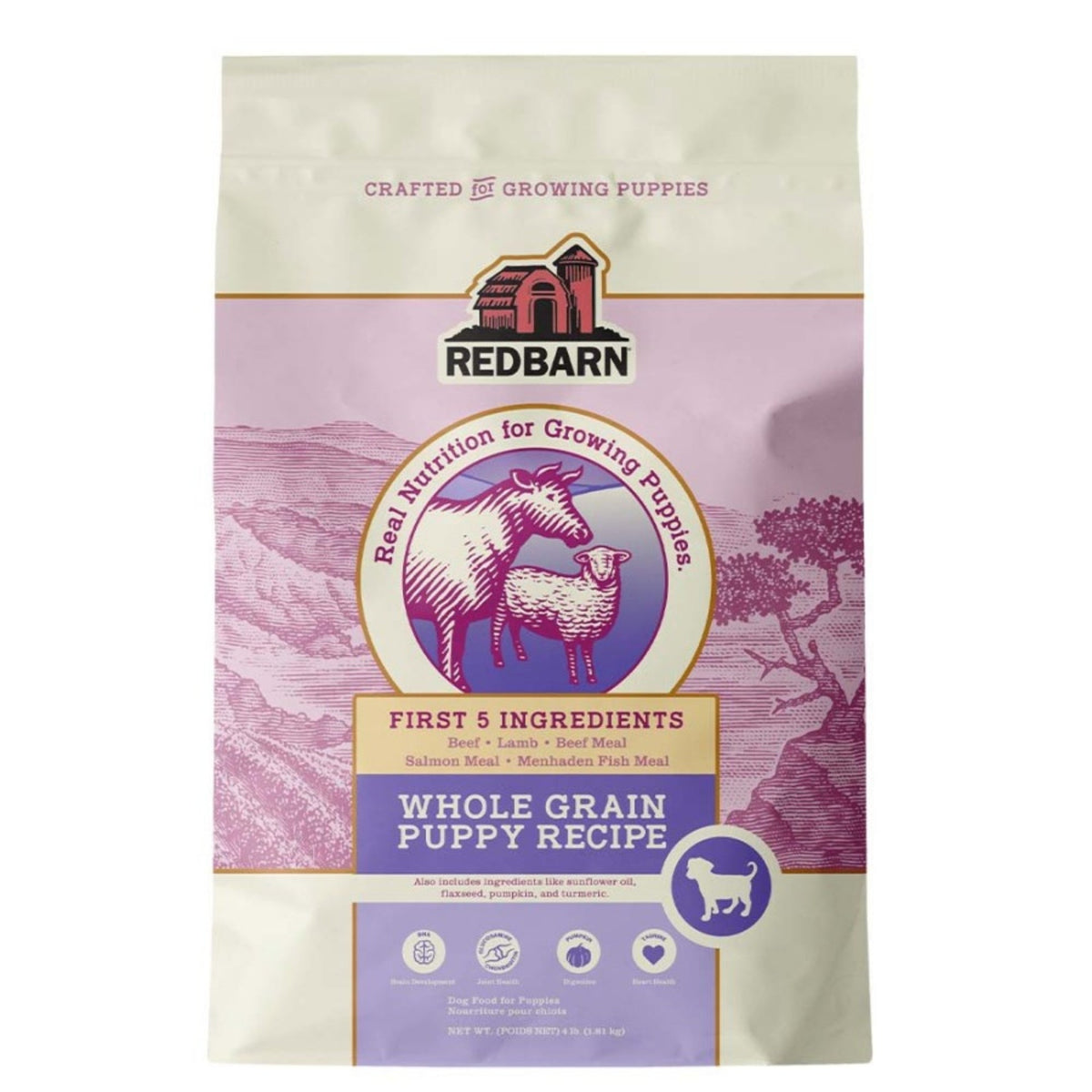 Redbarn Pet Products Whole Grain Puppy Dog Food 1ea/22 lb