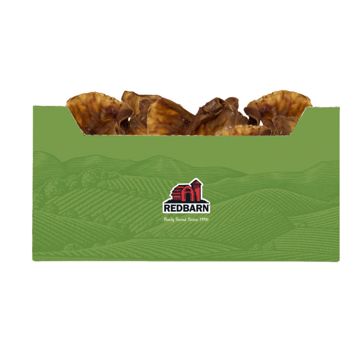 Redbarn Pet Products Smoked Pig Ears Dog Treat Bulk Box 1ea/100 ct