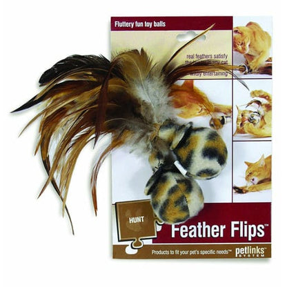 Petlinks Feather Flips Cat Toy Multi-Color 2 Count