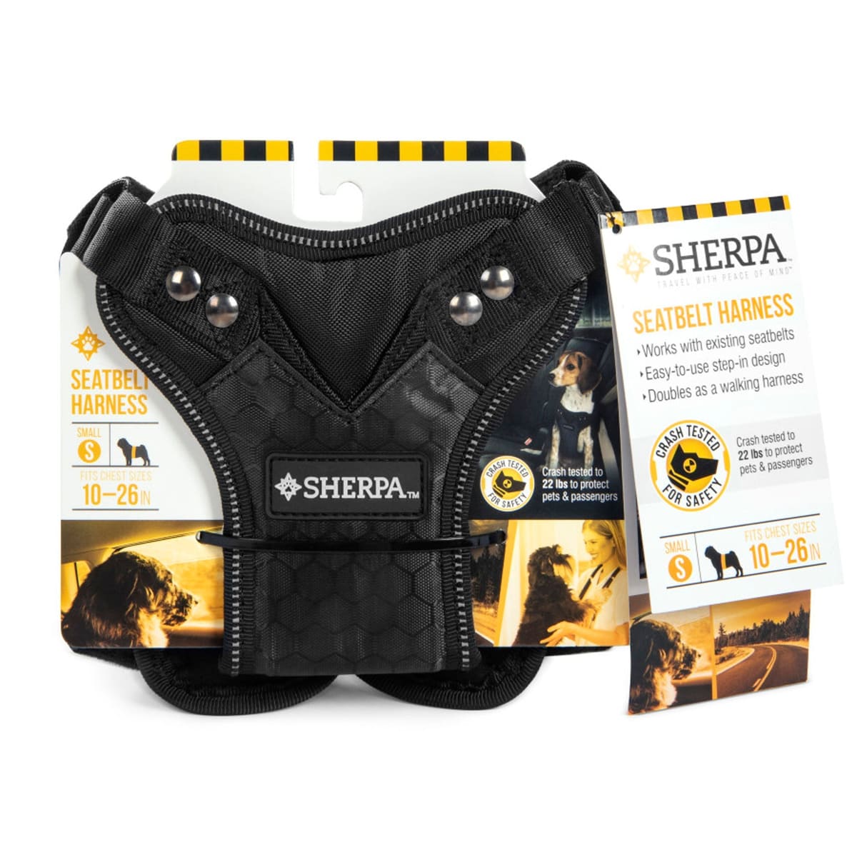 Sherpa's Pet Trading Company Crash Tested Seatbelt Safety Dog Harness