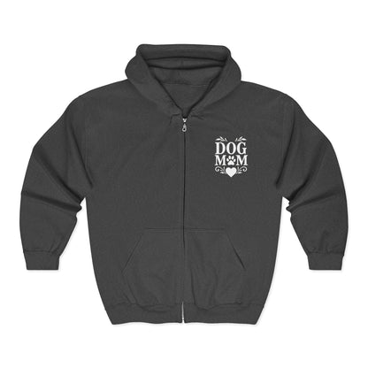 Dog Mom Full Zip Hoodie
