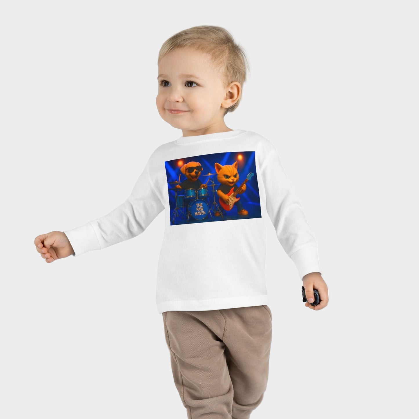 Toddler Long Sleeve Music Band Tee