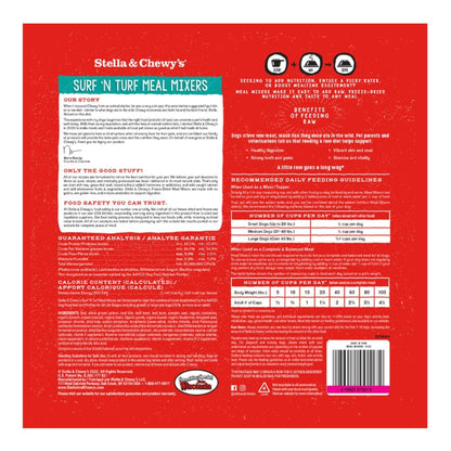 Stella & Chewy'S Dog Freeze-Dried Mixer Surf & Turf 8oz. Default Title