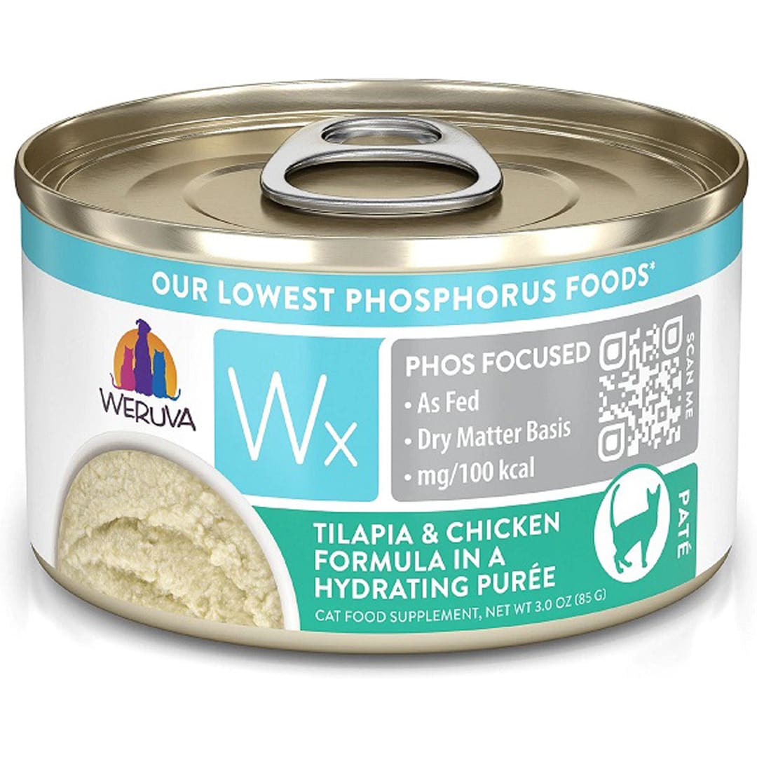 Weruva Cat Wx Tilapia & Chicken Puree 3oz. (Case of 12)