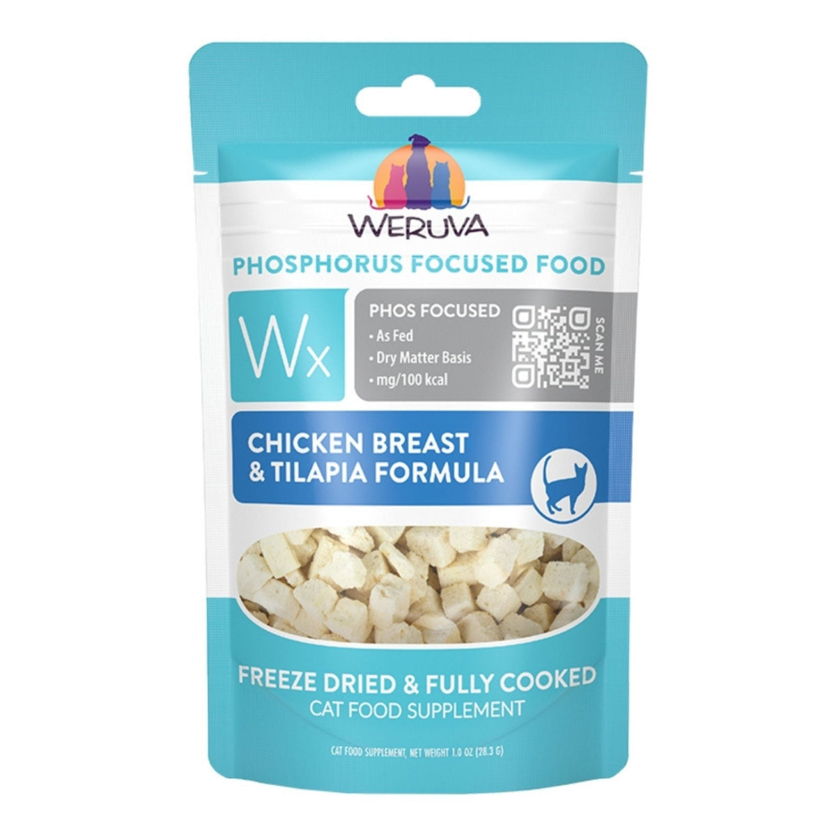 Weruva Cat Wx Freeze-Dried Chicken Breast & Tilapia 1oz. (Case of 12)