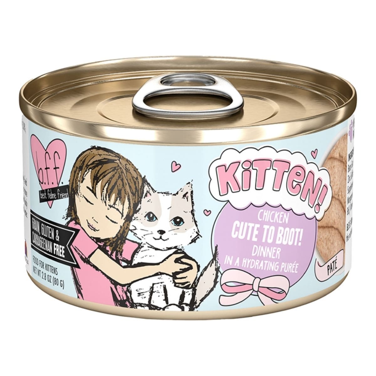 Bff Kitten Cute To Boot Chicken 2.8oz. (Case of 12)