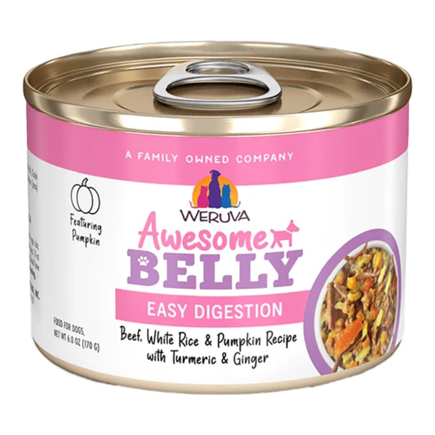 Weruva Dog Belly Beef & Rice 6oz. (Case of 8)