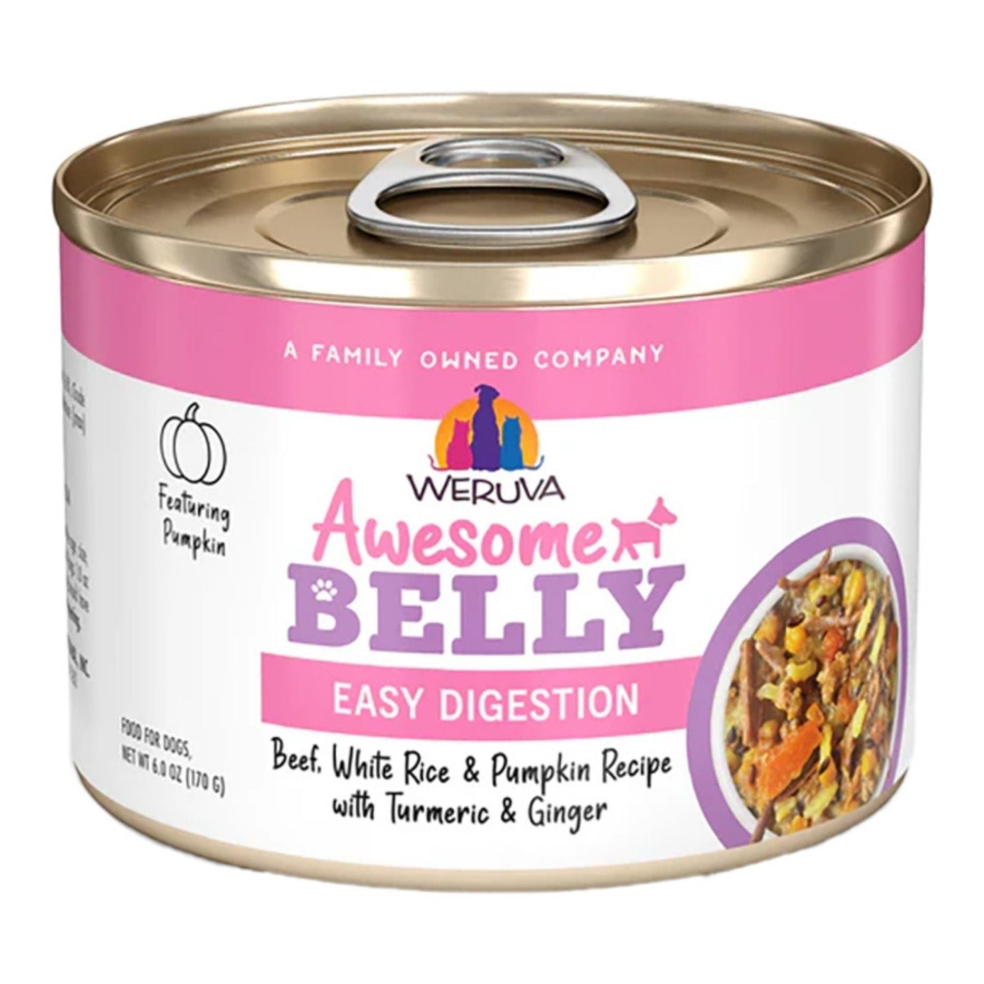 Weruva Dog Belly Beef & Rice 6oz. (Case of 8)